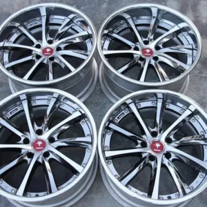 Weds Kranze Vishunu Wheels | “18×9.5 ET +28 &+32 – Raw Chrome