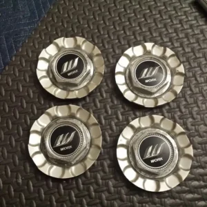 Work VSMX Silver Center Caps