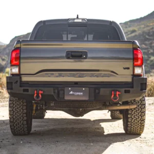 TOYOTA TACOMA REAR BUMPER : GEN3 W/ INTEGRATED BLIND SPOT MONITORING SENSOR SLOTS